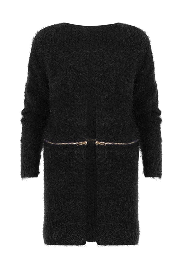 Divide Me Cardigan Black – shoparchief, foto 1