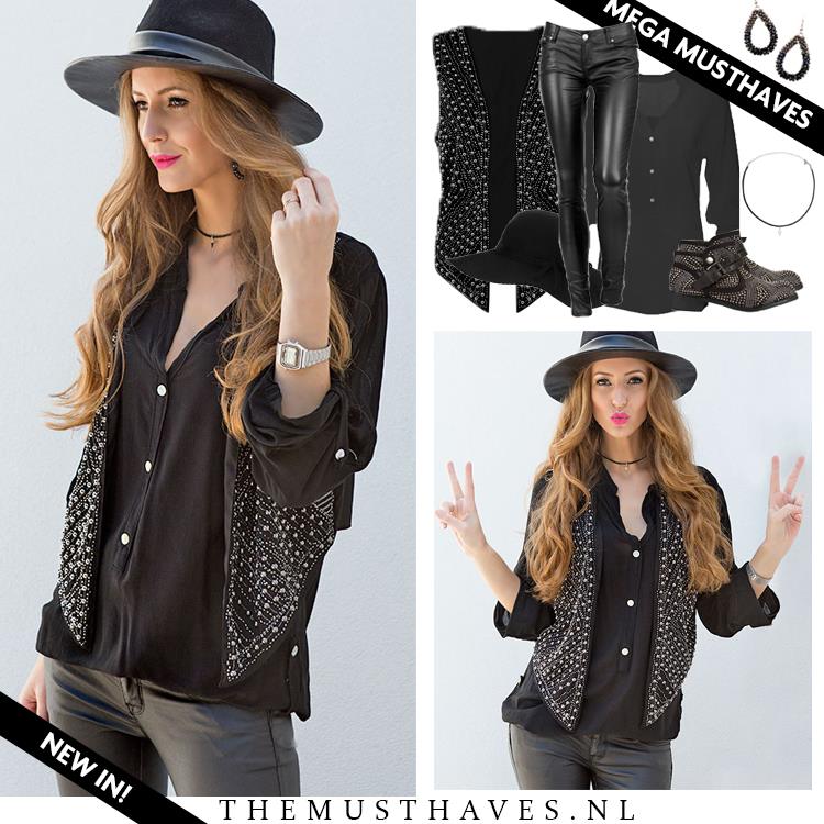Gilet Met Studs
