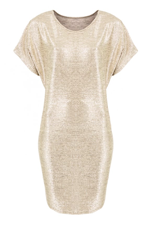 Metallic Golden Tuniek – shoparchief, foto 1