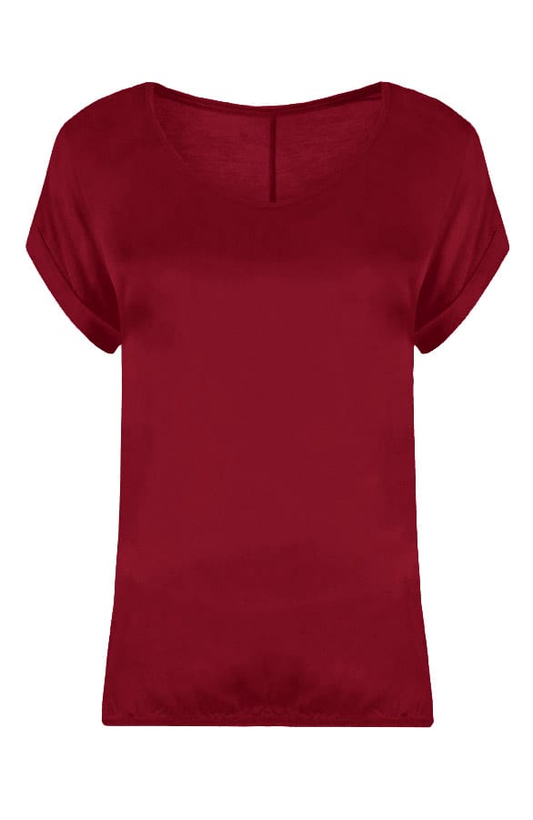 Silk Touch Tuniek Bordeaux – shoparchief, foto 1