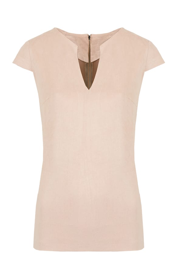 Suede Secret Top Pink – shoparchief, foto 1