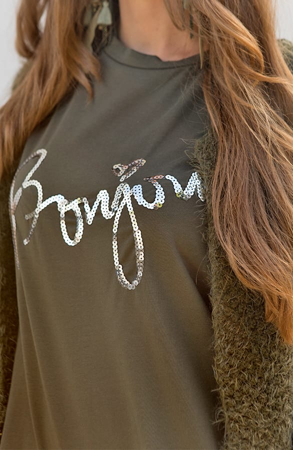 Bonjour Sparkle Top Army – shoparchief, foto 6