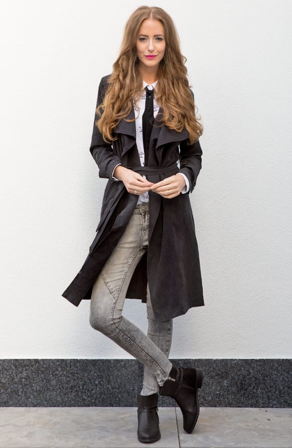 Safari Trenchcoat 2.0 Black – shoparchief, foto 5