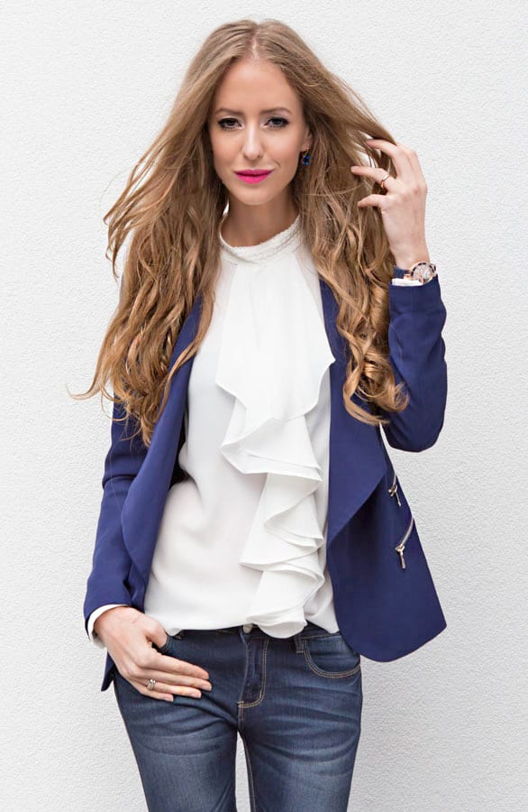 Crystal Oorbellen Navy – shoparchief, foto 3