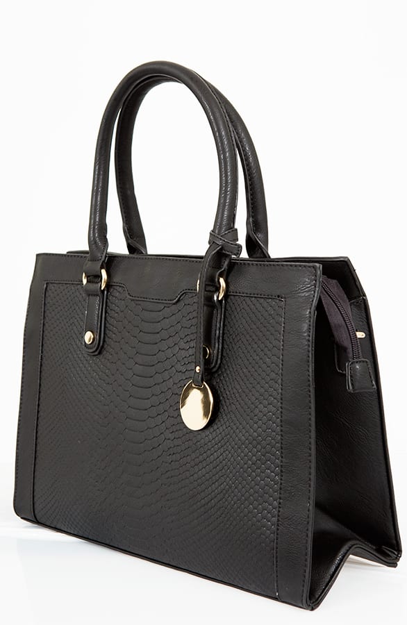 Snakeprint Frame Bag Black – shoparchief, foto 6