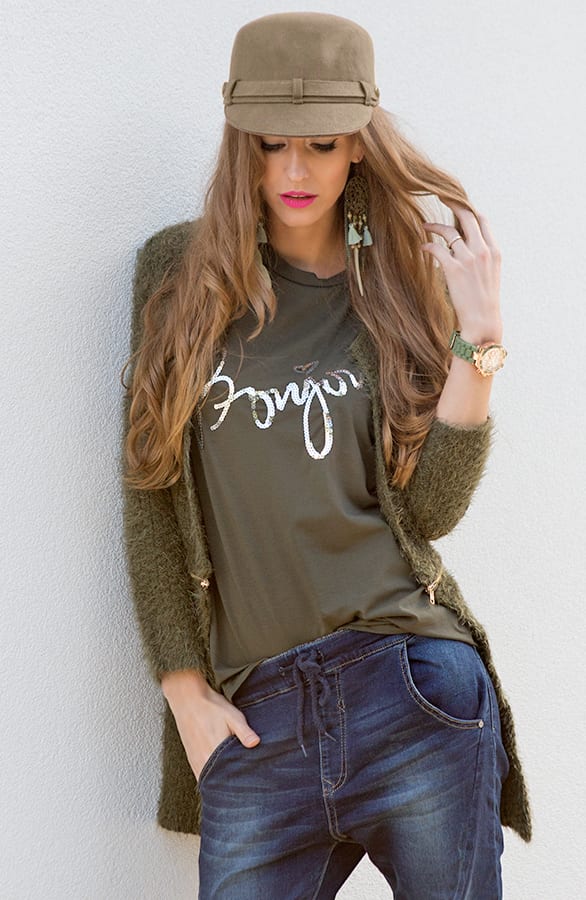 Bonjour Sparkle Top Army – shoparchief, foto 3