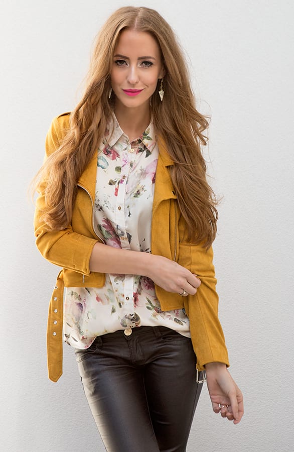 Flowerly Silk Blouse – shoparchief, foto 7