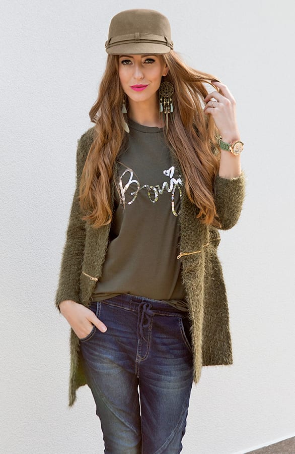 Bonjour Sparkle Top Army – shoparchief, foto 5