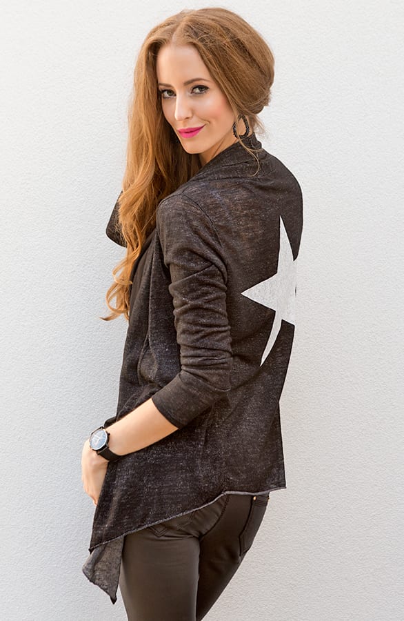 Full Star Cardigan Black – shoparchief, foto 2