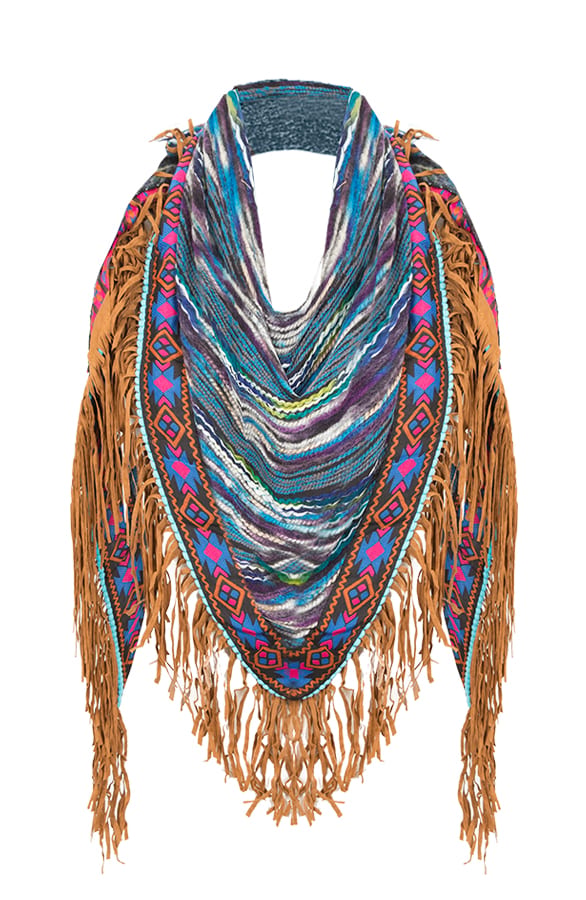 Boho Fringes Sjaal Ocean 2.0 – shoparchief, foto 1