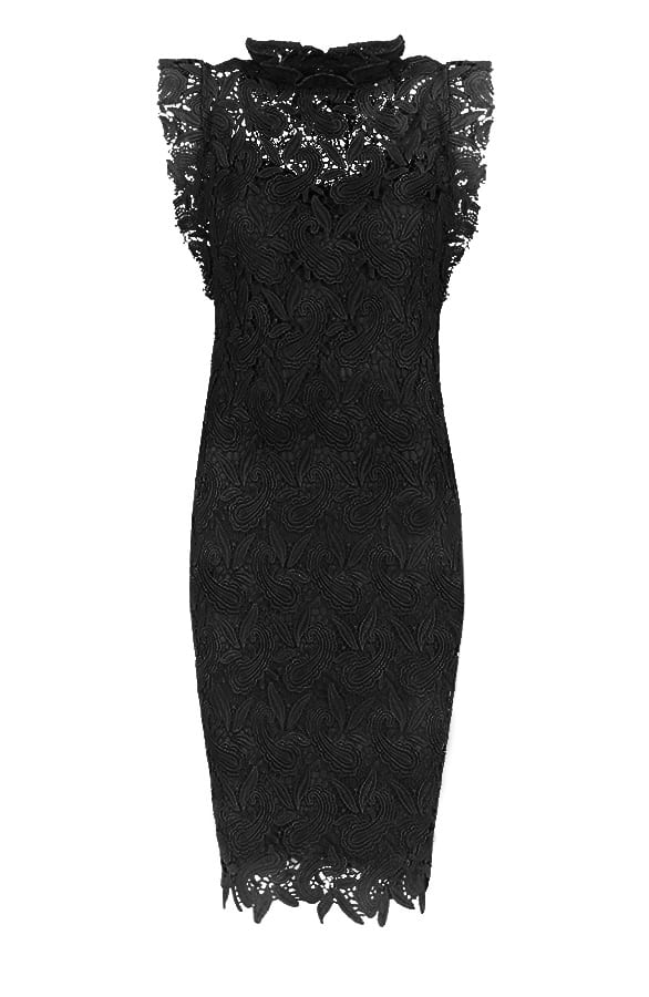 Feminine Dress Lace Black – shoparchief, foto 1