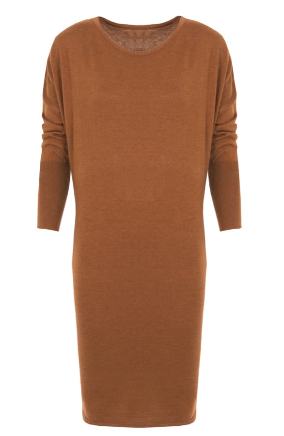 Long Oversized Tuniek Cognac – shoparchief, foto 1