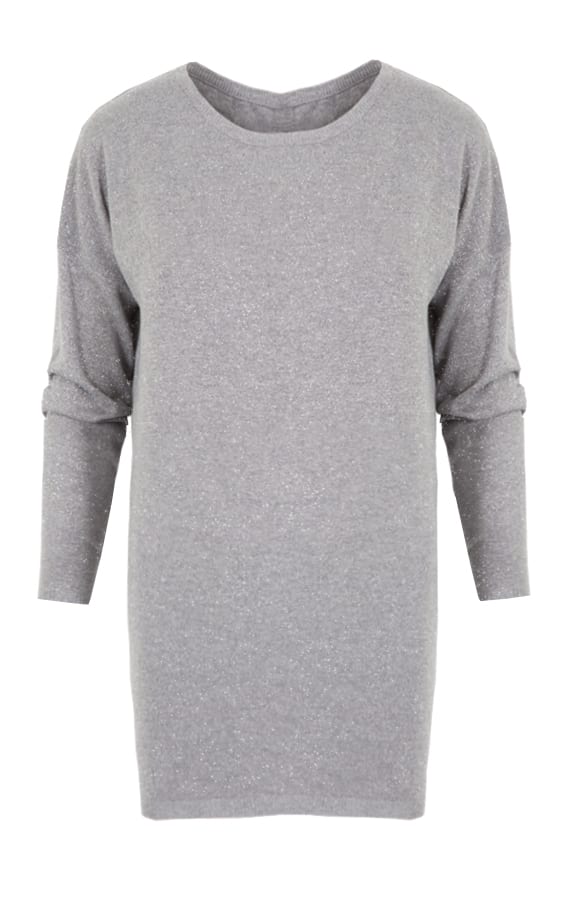 Loose Sweater Shine Grey – shoparchief, foto 1