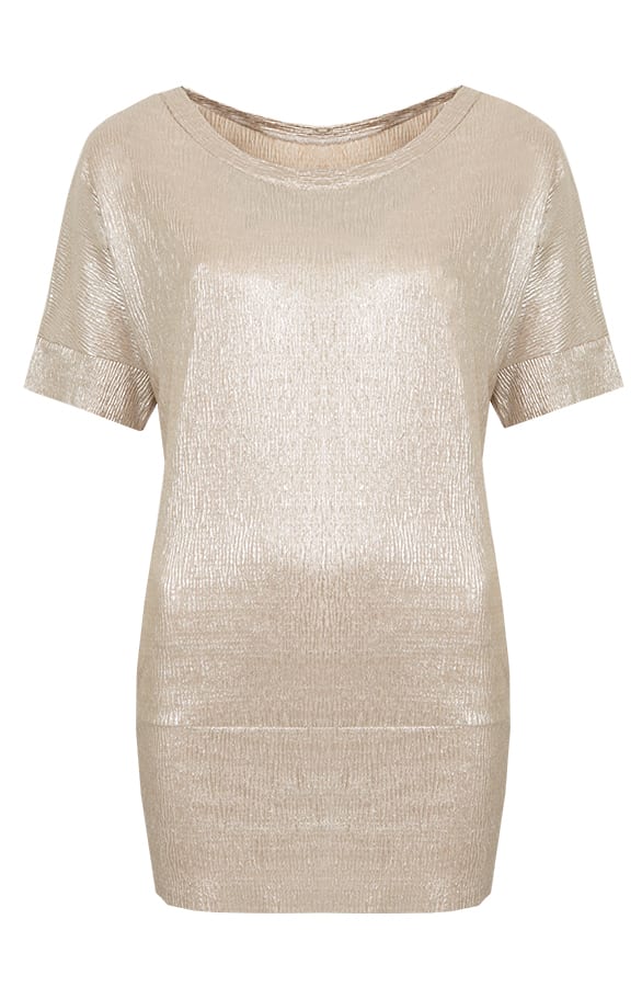 Metallic Wave Tuniek Gold – shoparchief, foto 1