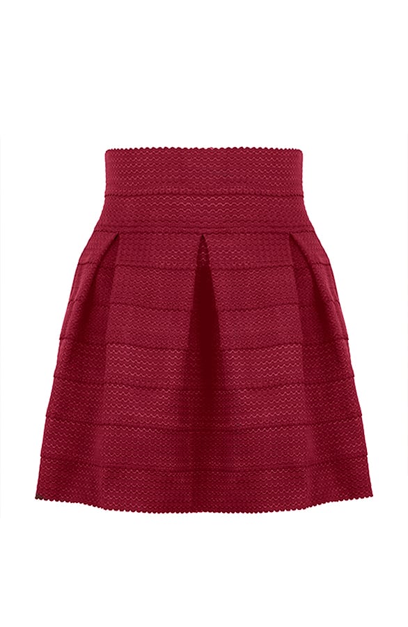 Scuba Skirt Bordeaux – shoparchief, foto 1