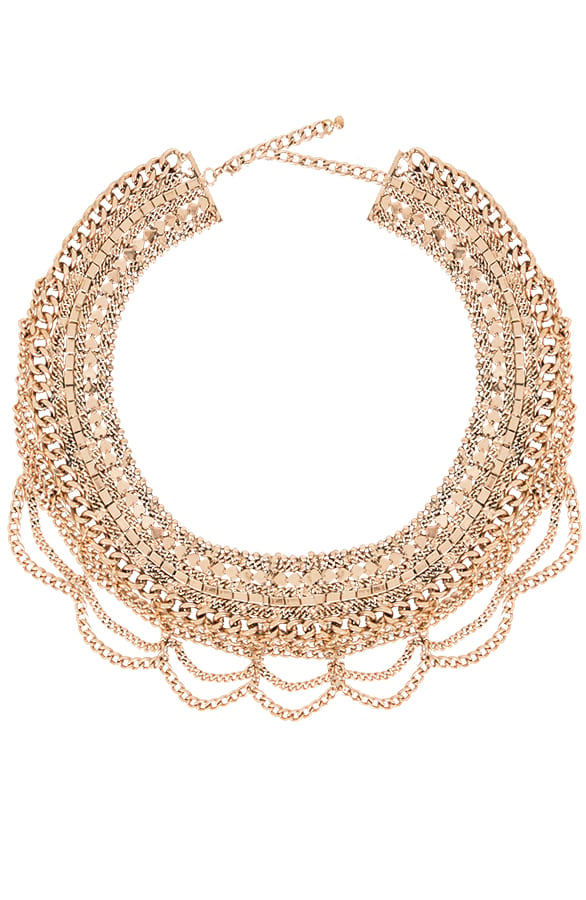 Statement Chain Necklace Rose – shoparchief, foto 1