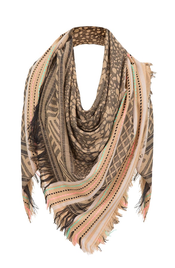 Touch Of Color Sjaal Brown – shoparchief, foto 1