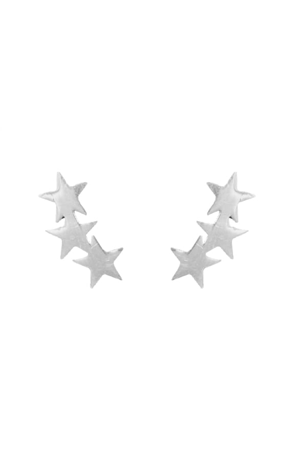 Triple Stars Oorbellen Silver – shoparchief, foto 1