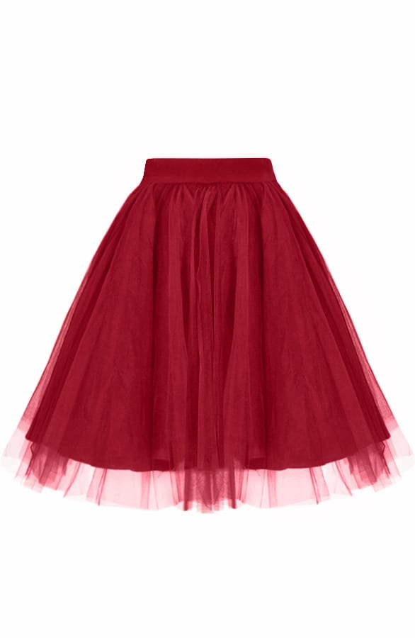 Tule Rok Bordeaux Luxury – shoparchief, foto 1