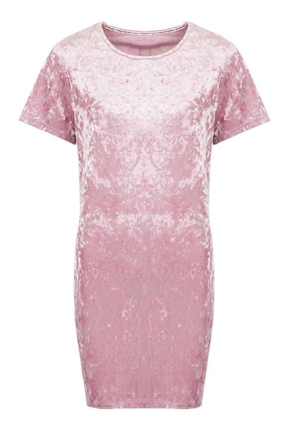 Velvet Jurk Pink – shoparchief, foto 1