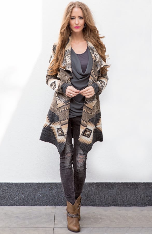 My Cosy Aztec Cardigan – shoparchief, foto 2
