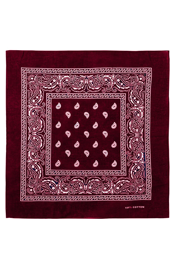 Bandana Bordeaux – shoparchief, foto 3