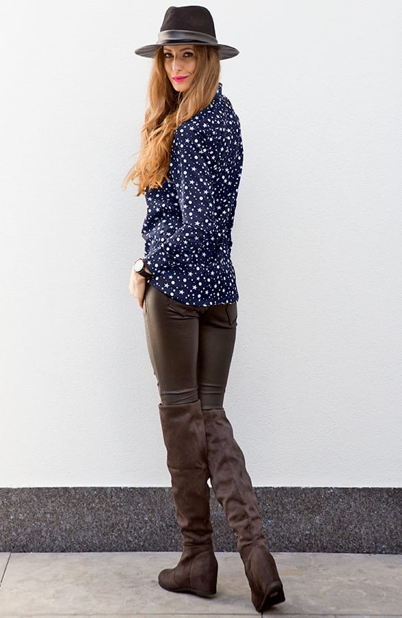 Star Fever Blouse Blue – shoparchief, foto 3