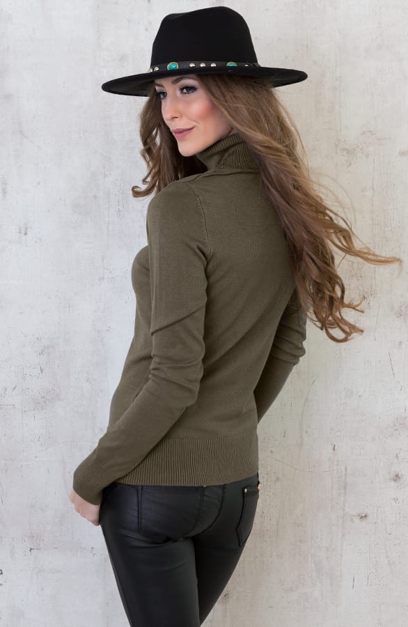 Coll Sweater Jersey Army – shoparchief, foto 4