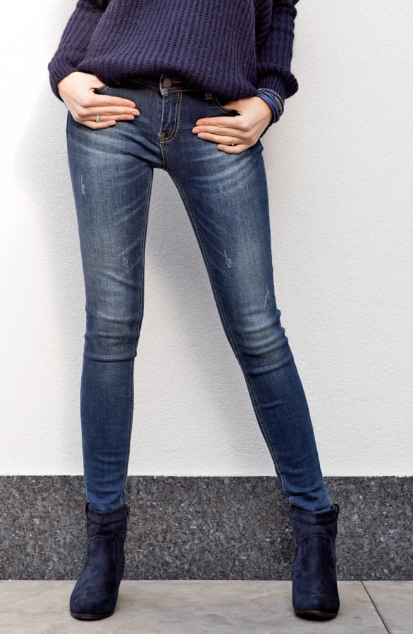 Suede Booties Blue 2.0 – shoparchief, foto 6