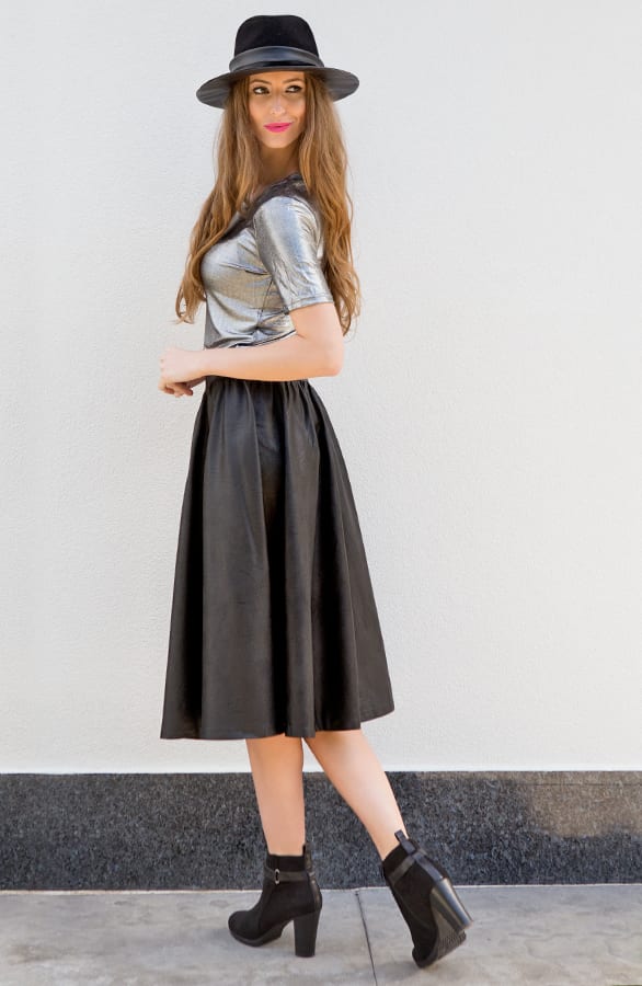 Silver Shiny Top – shoparchief, foto 6