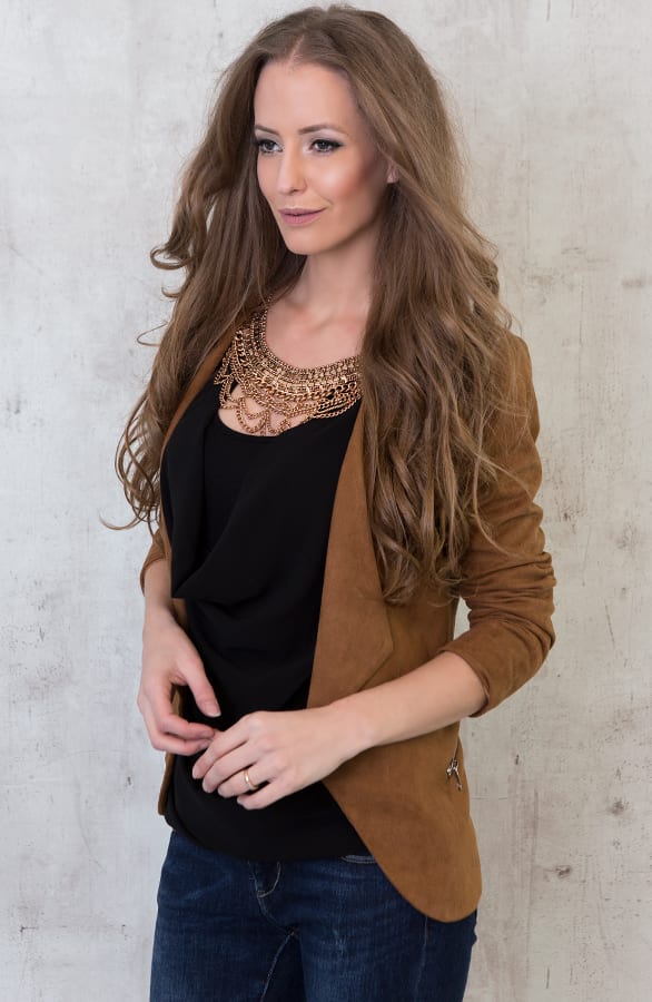 Most Wanted Blazer Suede Cognac – shoparchief, foto 7