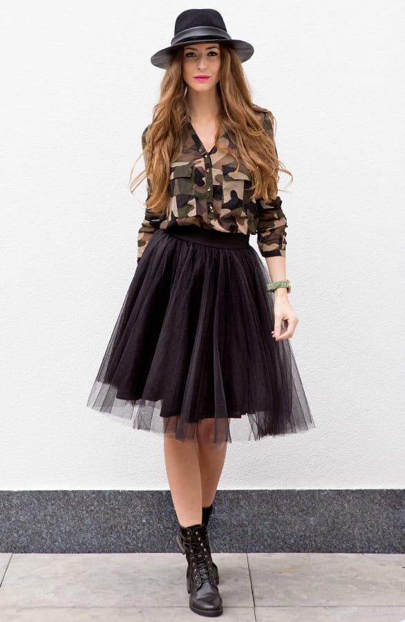 Tule Rok Zwart Luxury – shoparchief, foto 5