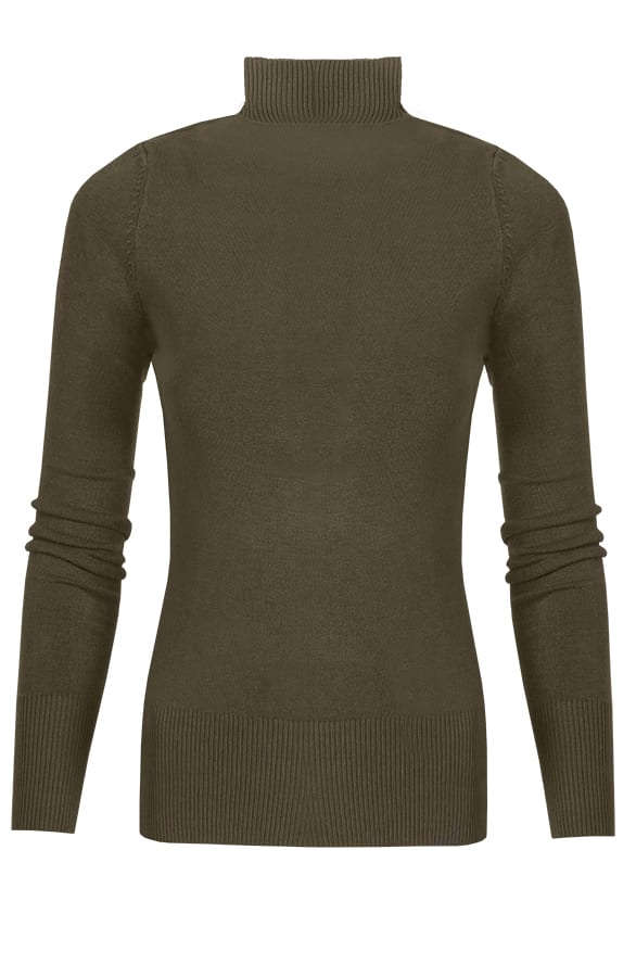Coll Sweater Jersey Army – shoparchief, foto 1