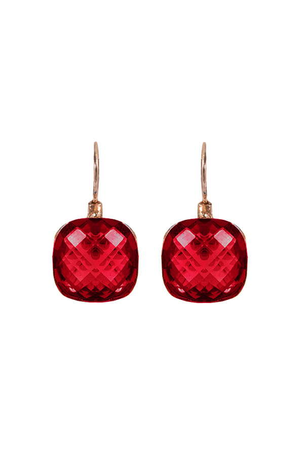 Crystal Oorbellen Bordeaux – shoparchief, foto 1