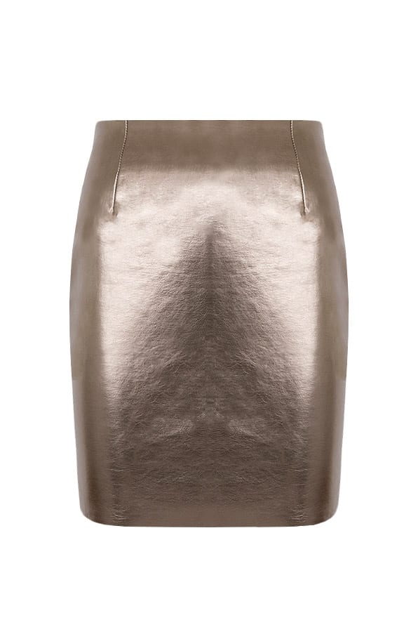 Metallic Skirt Champagne – shoparchief, foto 1
