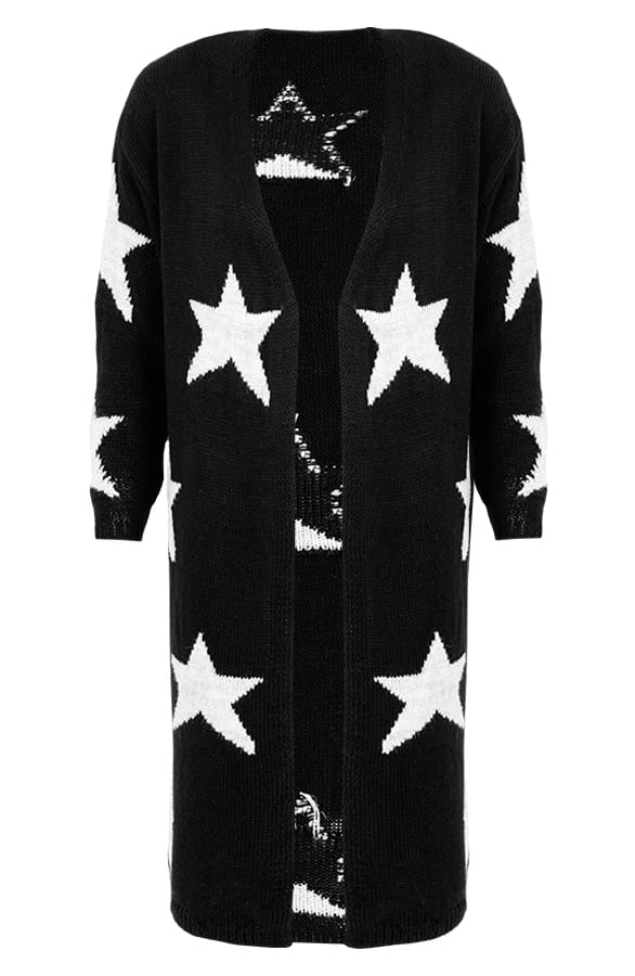 Star Cardigan Black – shoparchief, foto 1