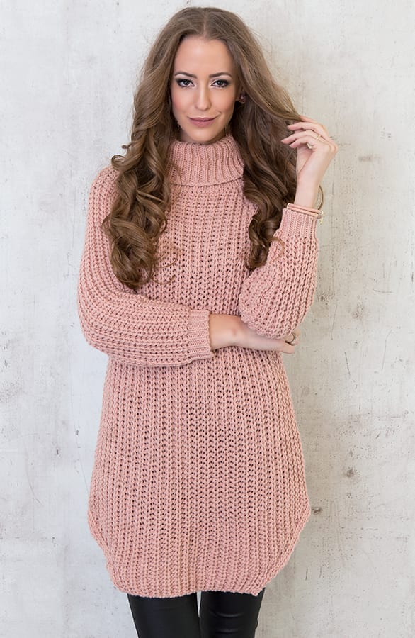 Coll Sweater Long Blush – shoparchief, foto 3