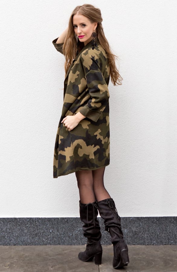 Army Military Cardigan – shoparchief, foto 3