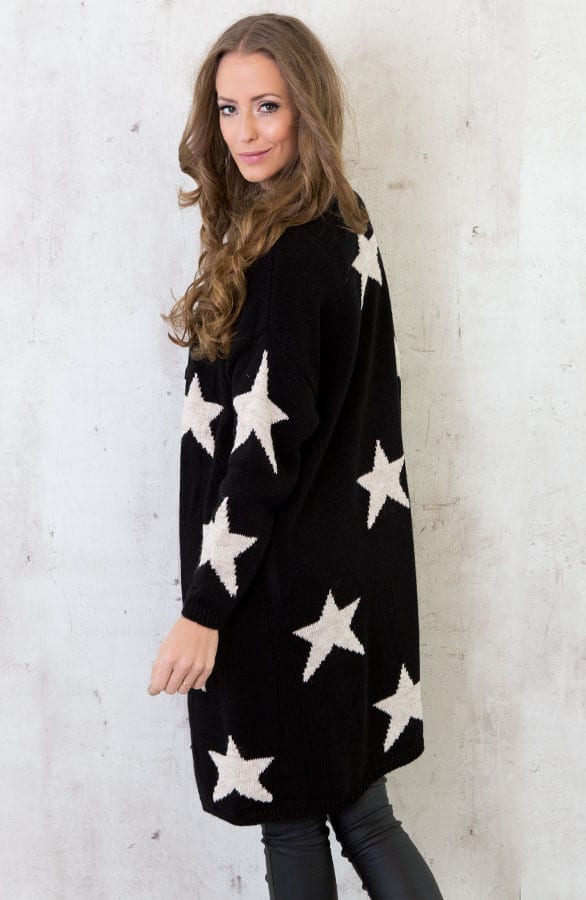 Star Cardigan Black – shoparchief, foto 6