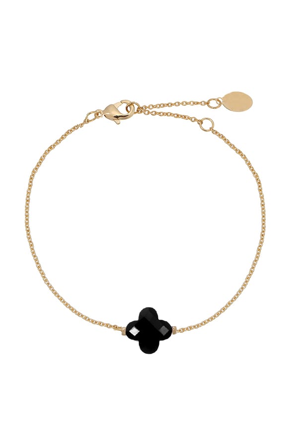 Clover Bracelet Black – shoparchief, foto 1