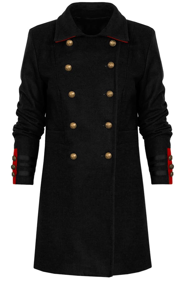 Marine Exclusive Coat Black – shoparchief, foto 1