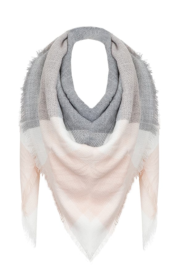 Square Soft Sjaal Pink – shoparchief, foto 1