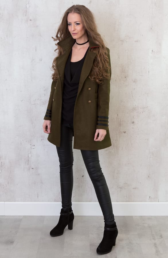 Marine Exclusive Coat Green – shoparchief, foto 5