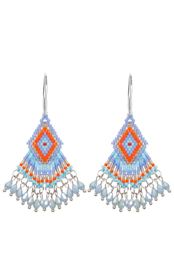 Delilah Luxury Oorbellen Blue – shoparchief, foto 1