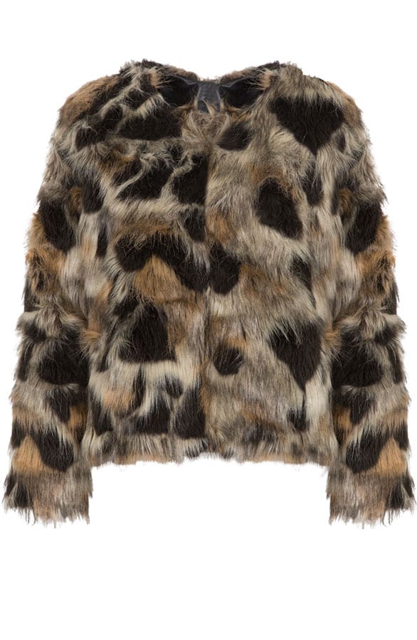 Fake Fur Fluffy Jacket – shoparchief, foto 1