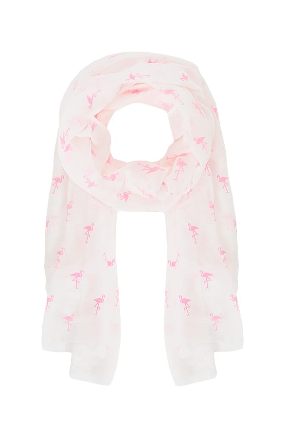 Flamingo Sjaal White – shoparchief, foto 1