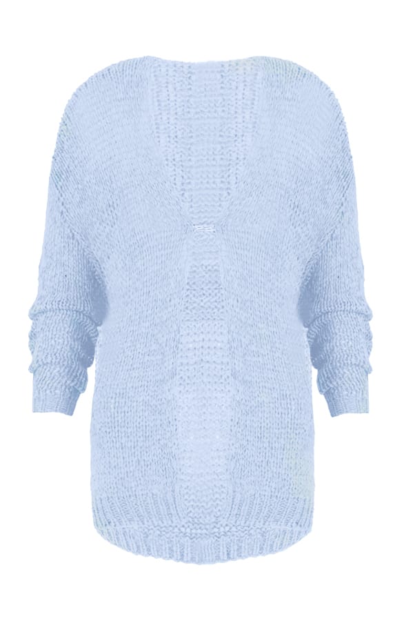 Oversized Cardigan Baby Blue – shoparchief, foto 1