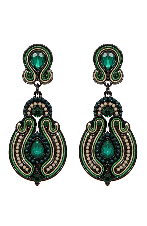 San Torini Oorbellen Green – shoparchief, foto 1