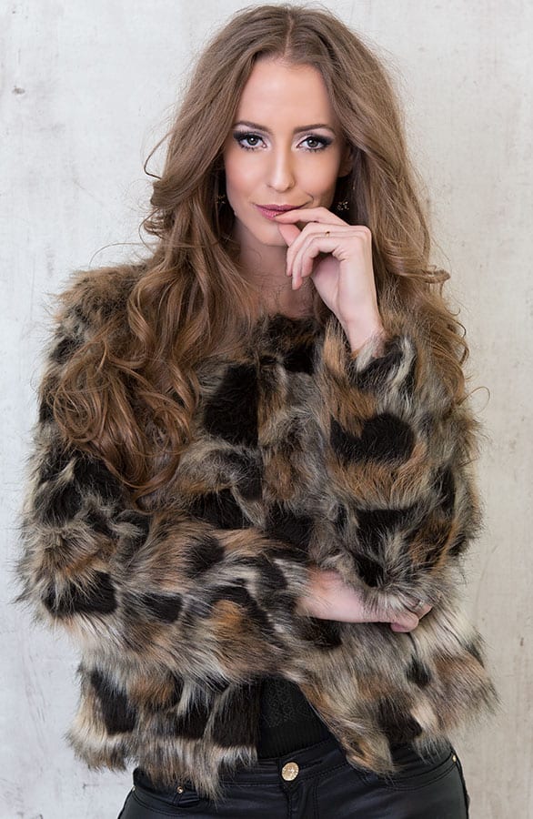 Fake Fur Fluffy Jacket – shoparchief, foto 2