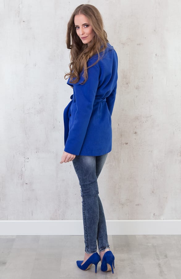 Short Dream Coat 2.0 Kobalt – shoparchief, foto 4